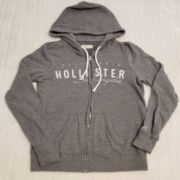 Hollister Other - BOGO Free🦋  Hollister Zip Up Grey Hoodie